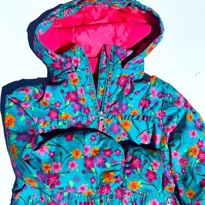 Garnet Hill floral winter coat